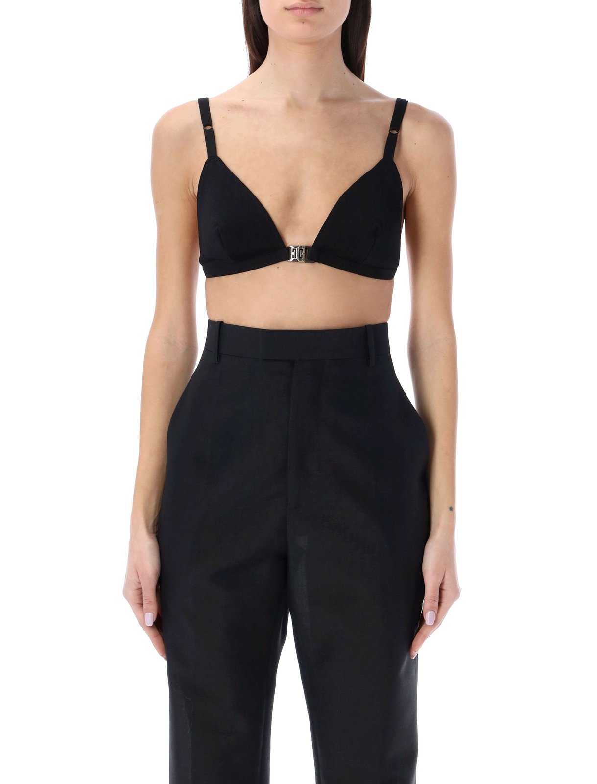 Givenchy 4G Buckle Knitted Bra