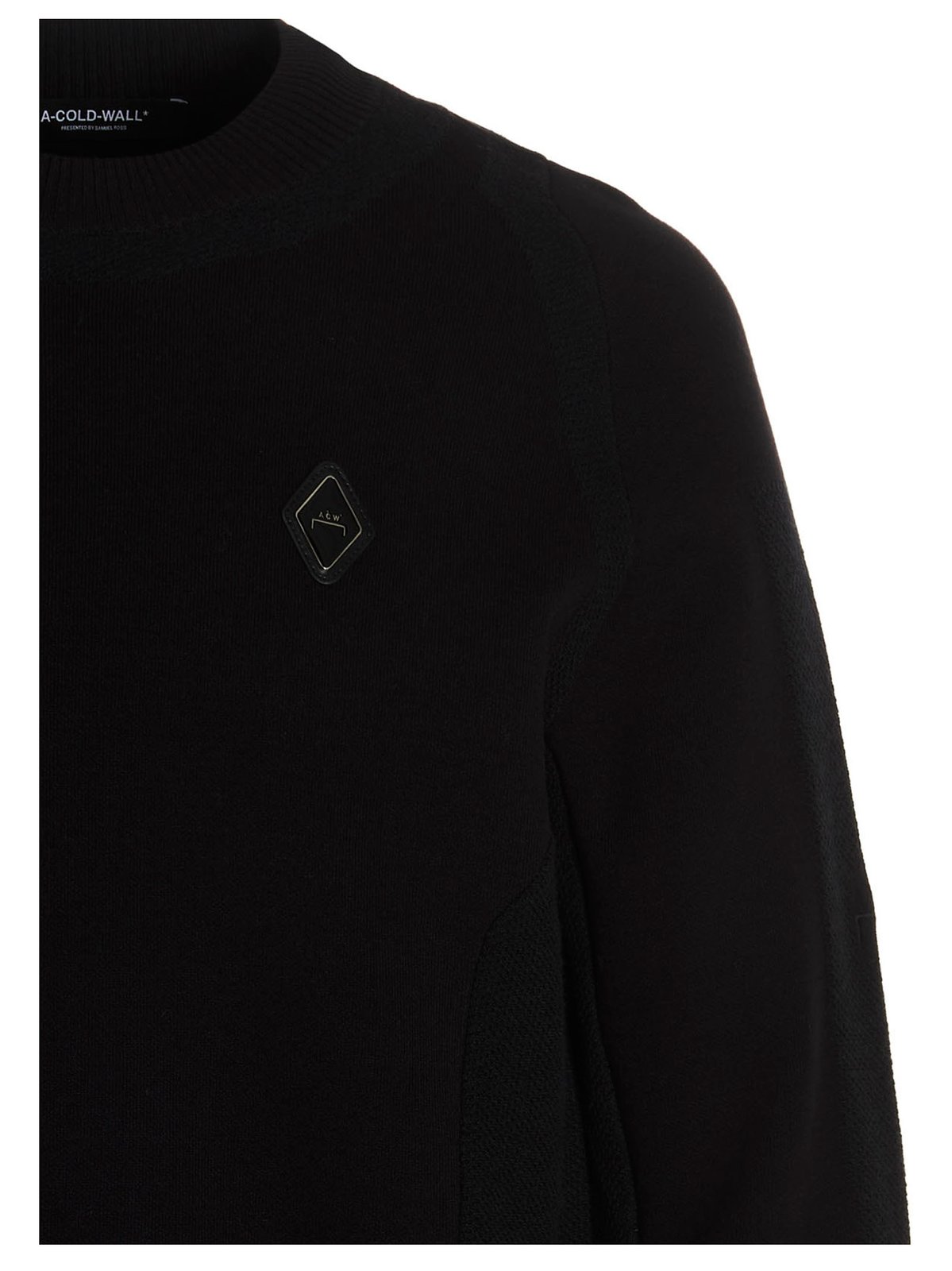 A-Cold-Wall* Logo Plaque Mockneck Sweater