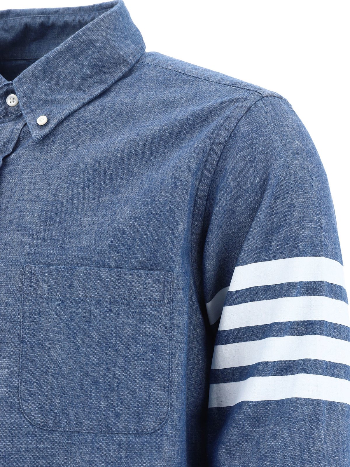 Thom Browne 4-Bar Long Sleeved Shirt