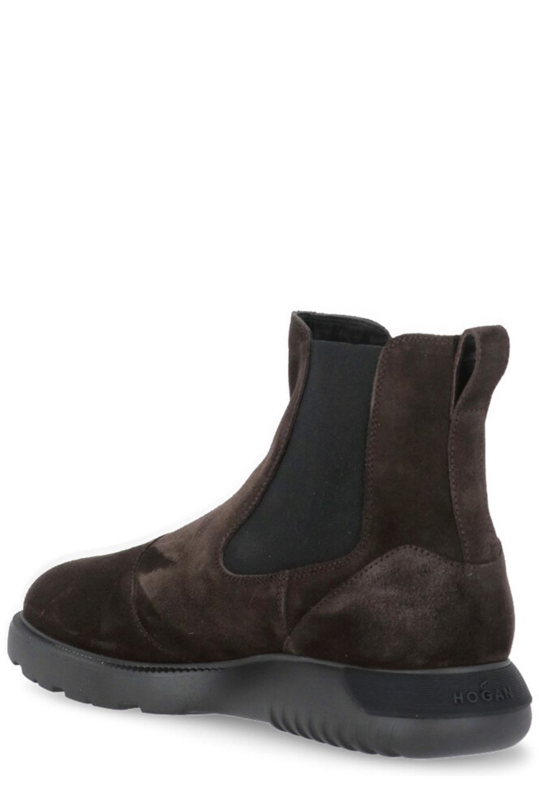 Hogan Round Toe Ankle Boots