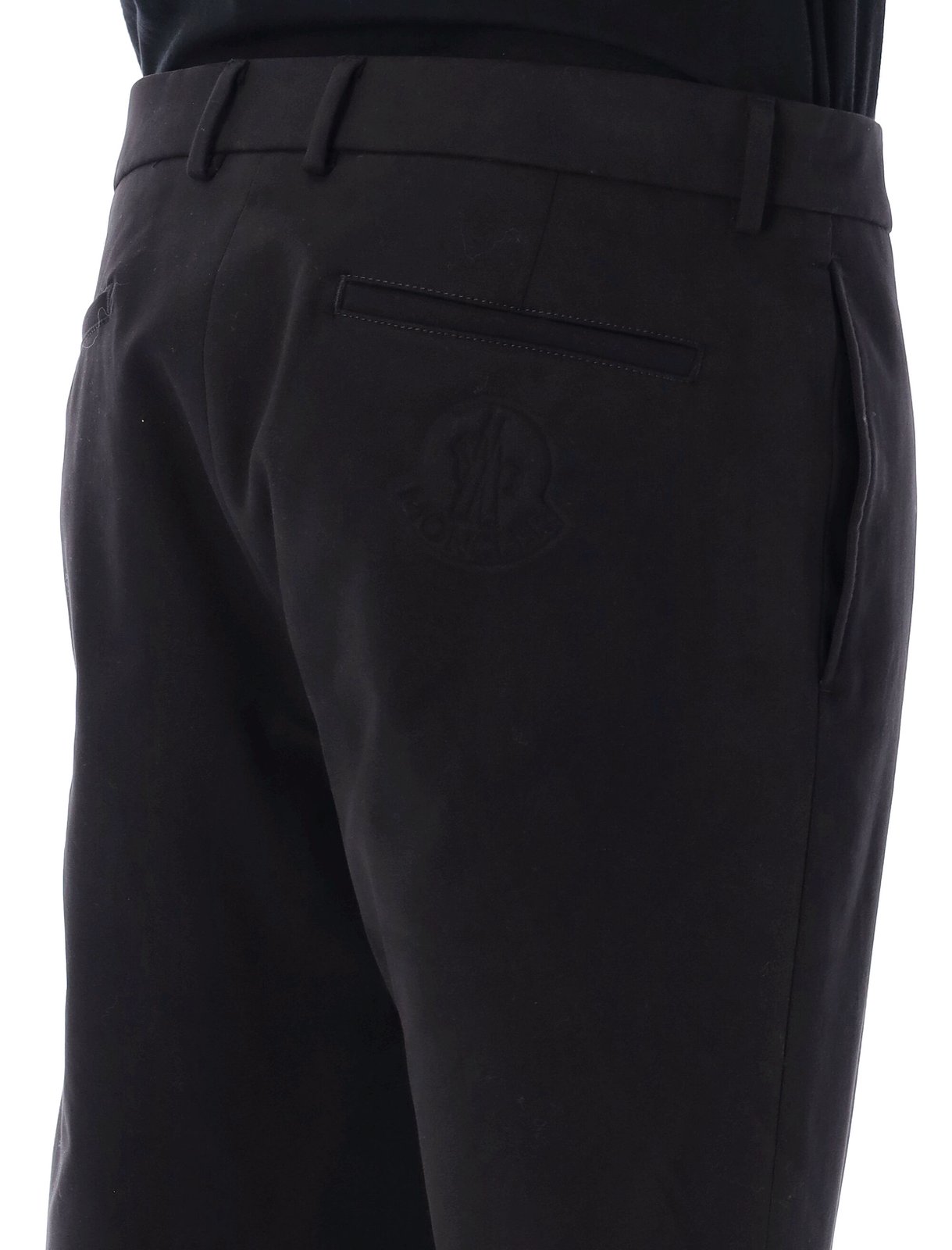 Moncler Logo Embossed Straight-Leg Trousers
