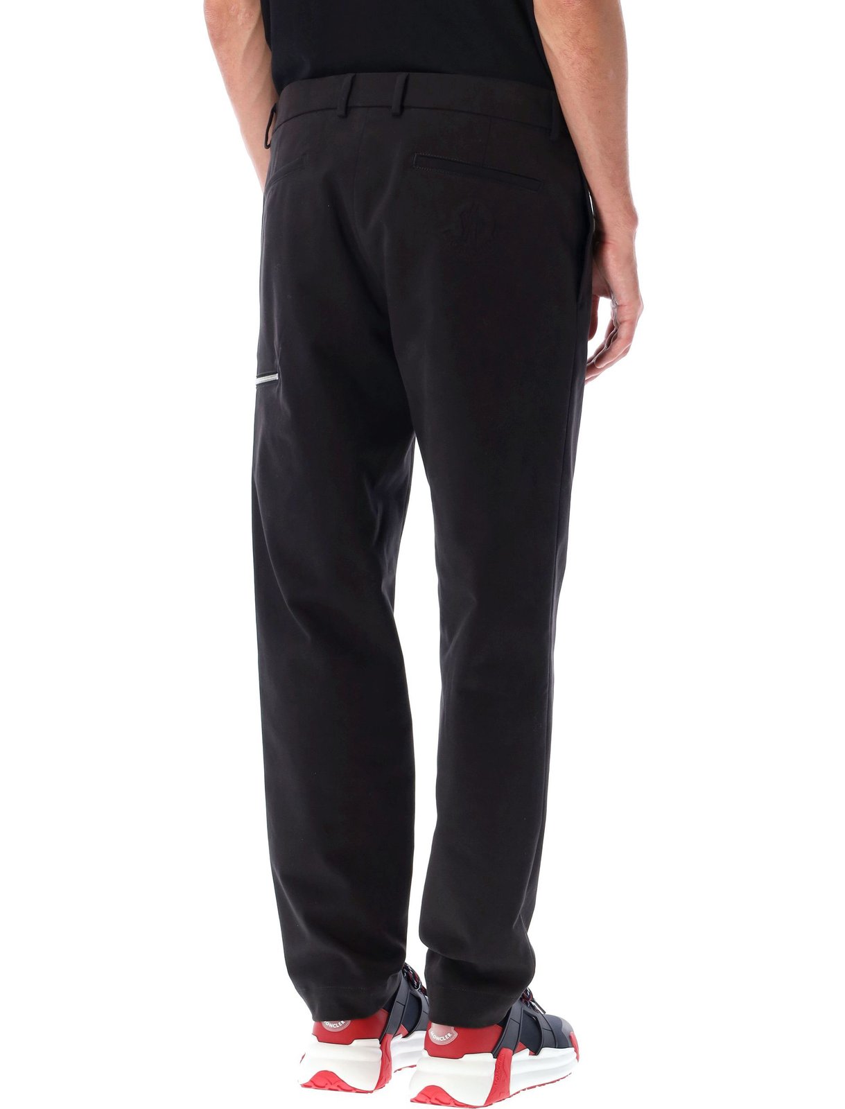 Moncler Logo Embossed Straight-Leg Trousers