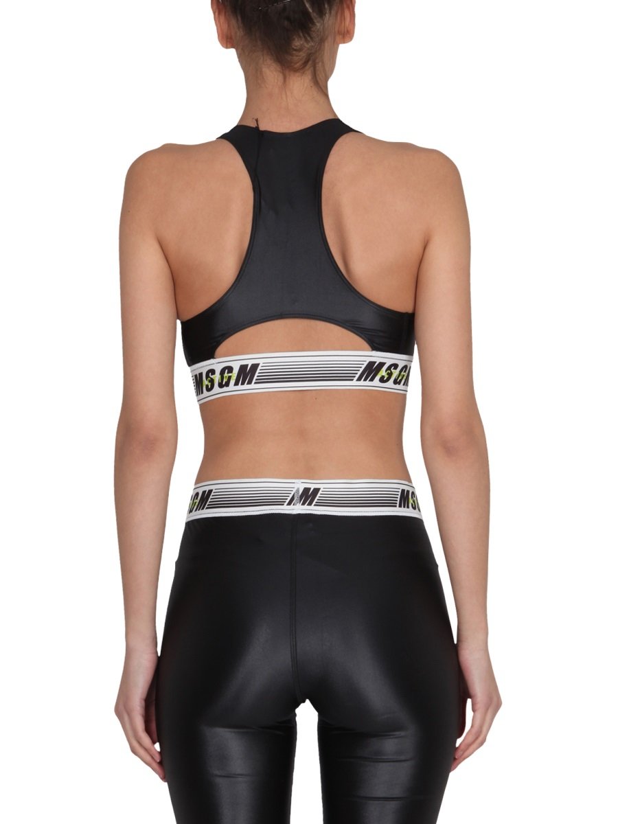 MSGM Logo Band Sport Top