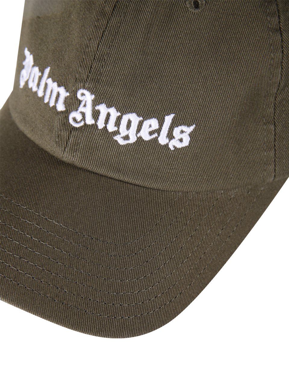 Palm Angels Logo Embroidered Baseball Cap