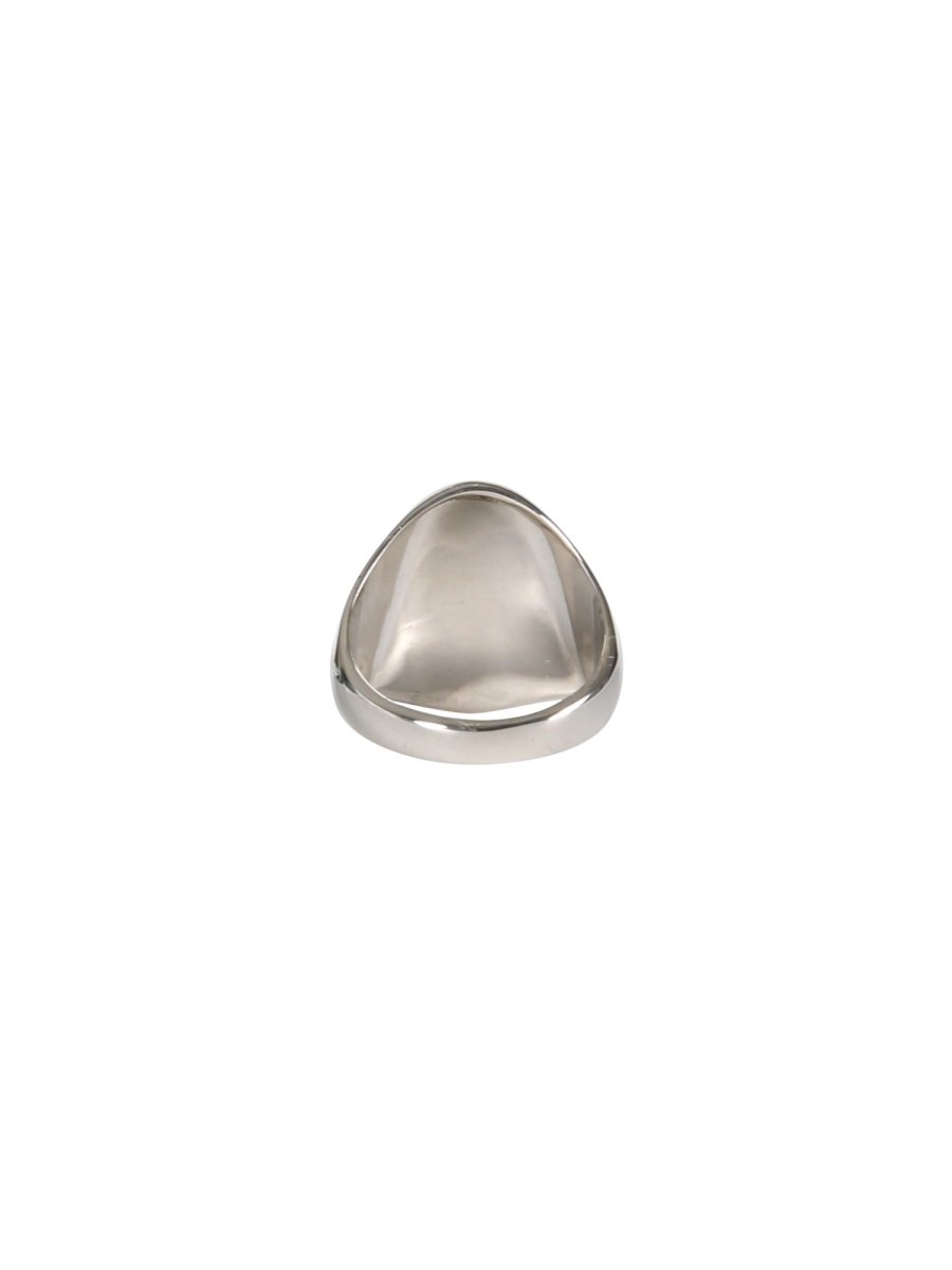 Alexander McQueen Engraved Detail Ring