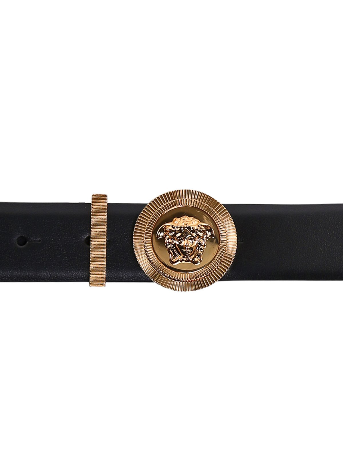 Versace Logo Plaque Buckle Belt