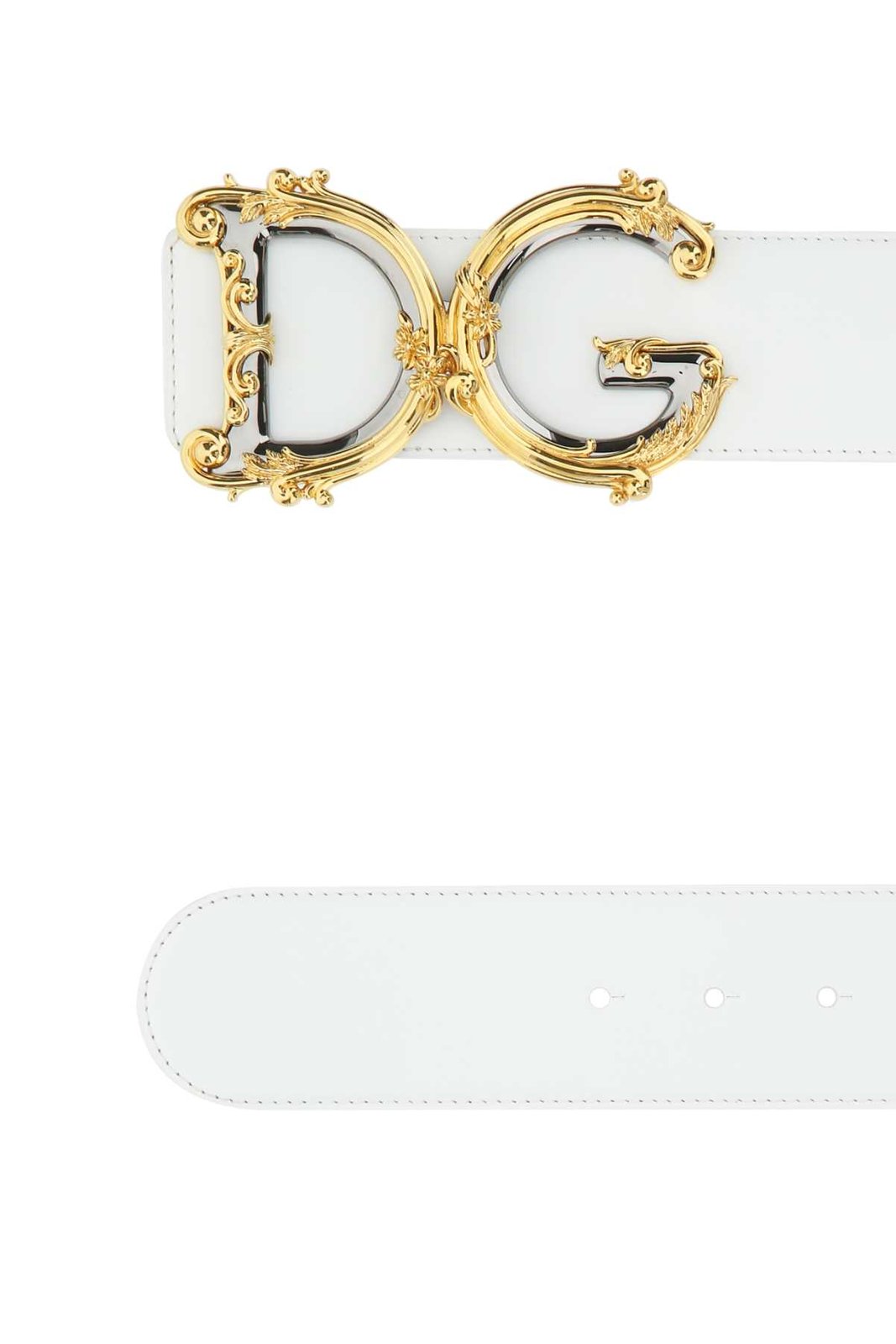 Dolce & Gabbana Baroque DG Logo Belt