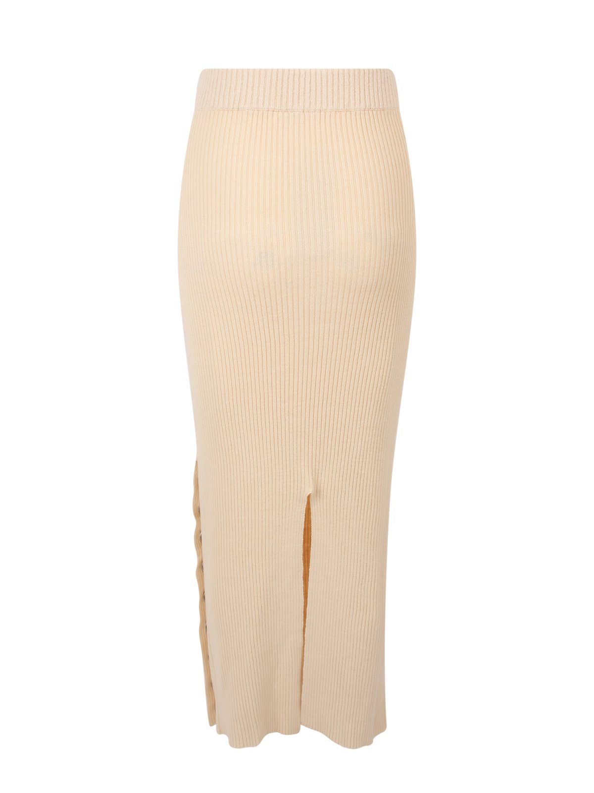 Jil Sander Snap-Buttoned Side-Slit Skirt