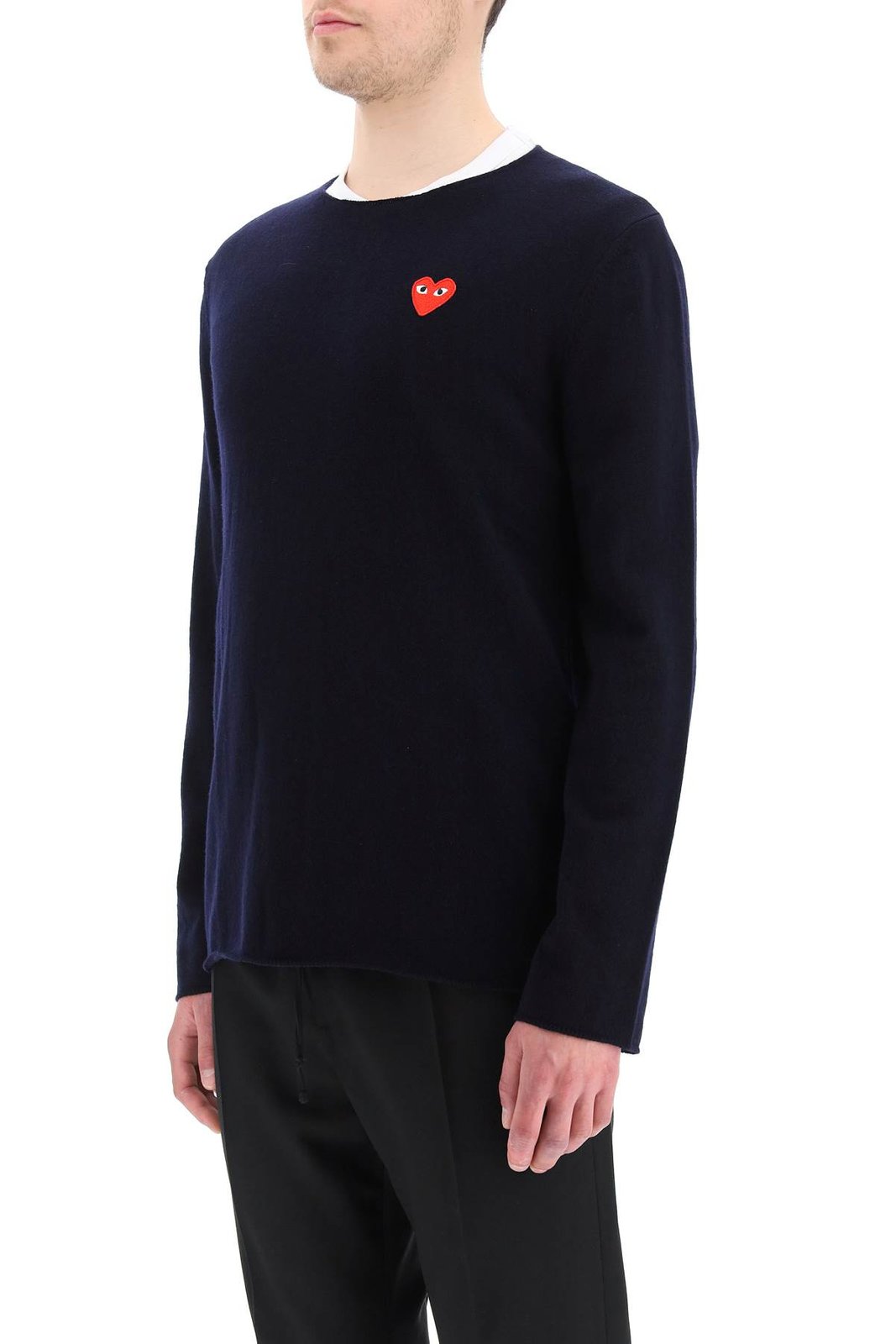 Comme des Garçons Play 心型圖案毛衣