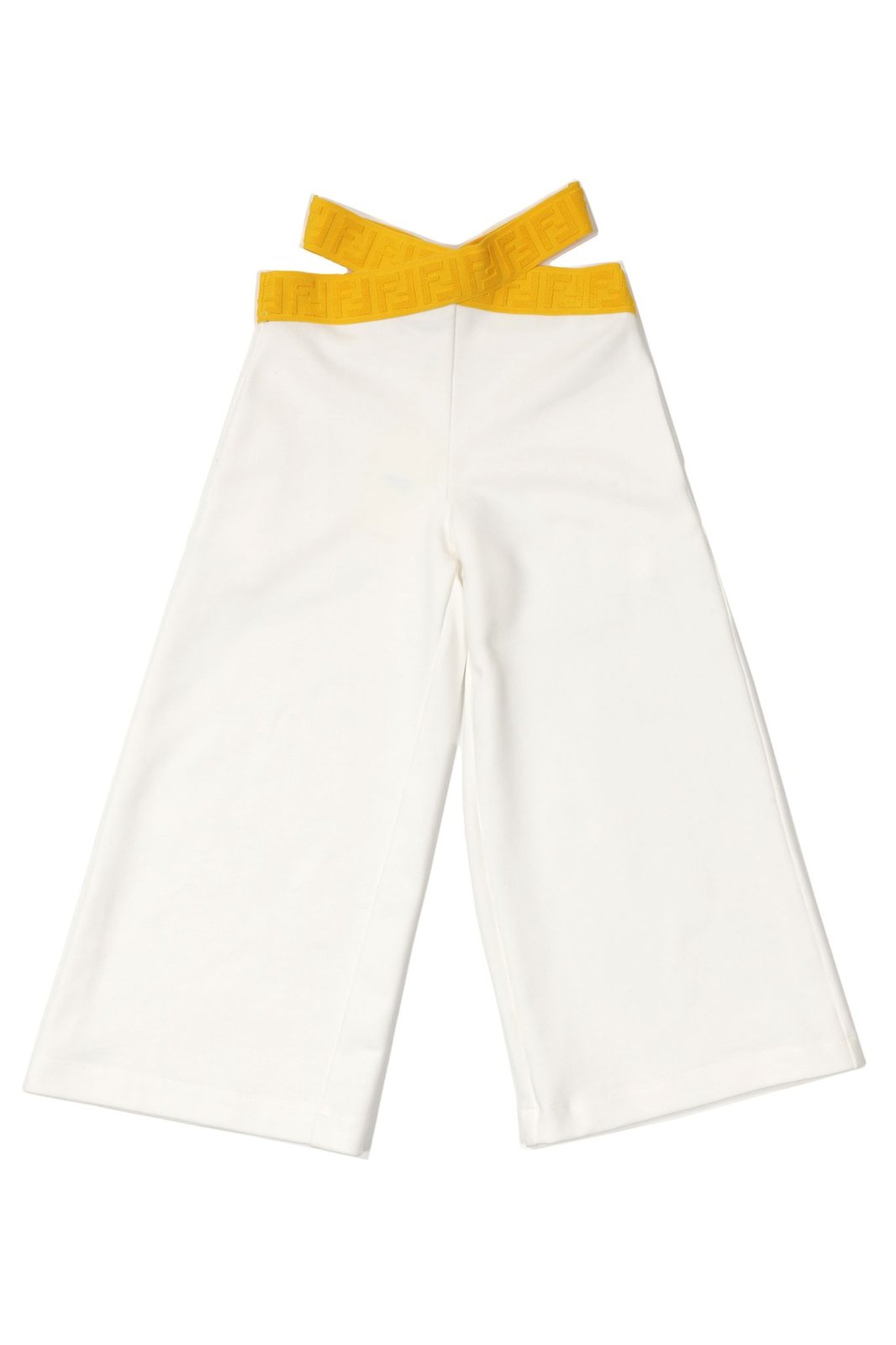Fendi Kids Wide Leg Terry Pants