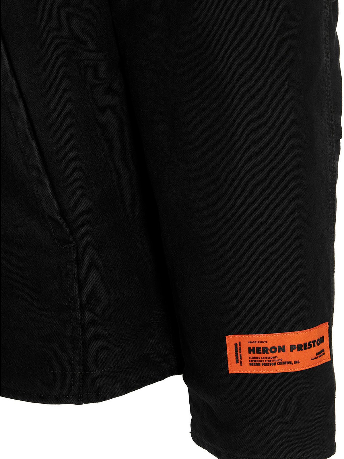 Heron Preston Logo Embroidered Zipped Denim Jacket