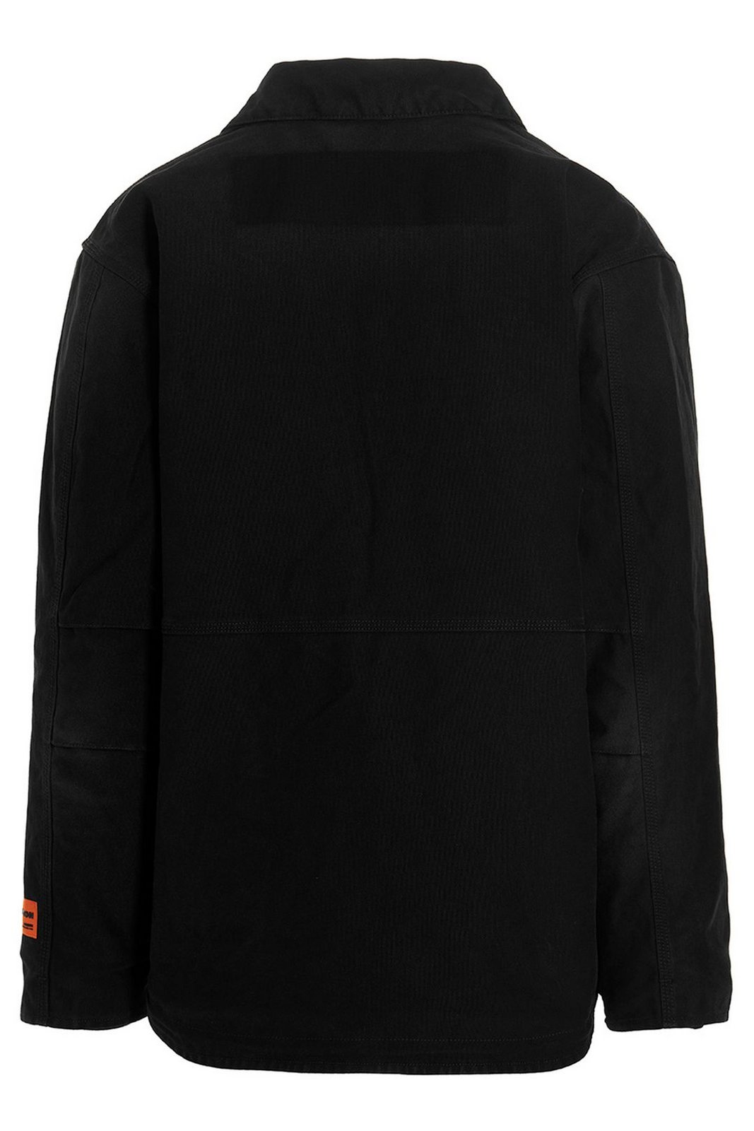 Heron Preston Logo Embroidered Zipped Denim Jacket