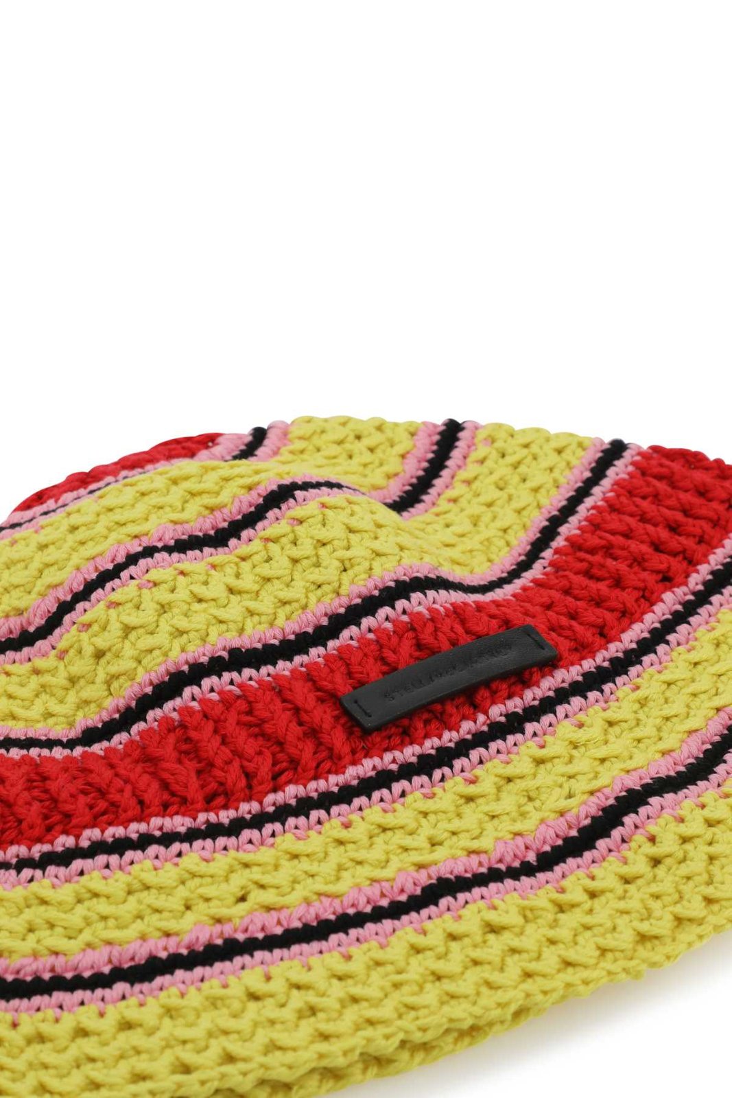 Stella McCartney Colour-Block Crochet Hat