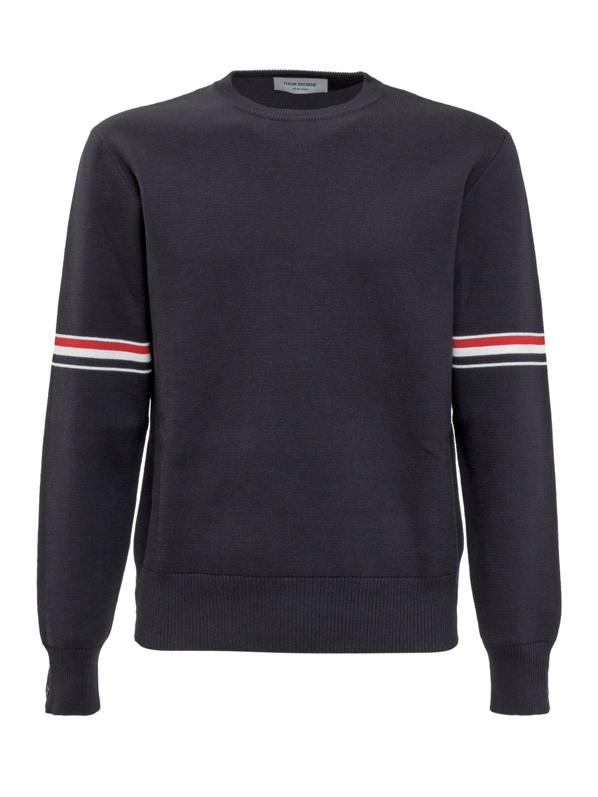 Thom Browne Stripe Detailed Knitted Sweater