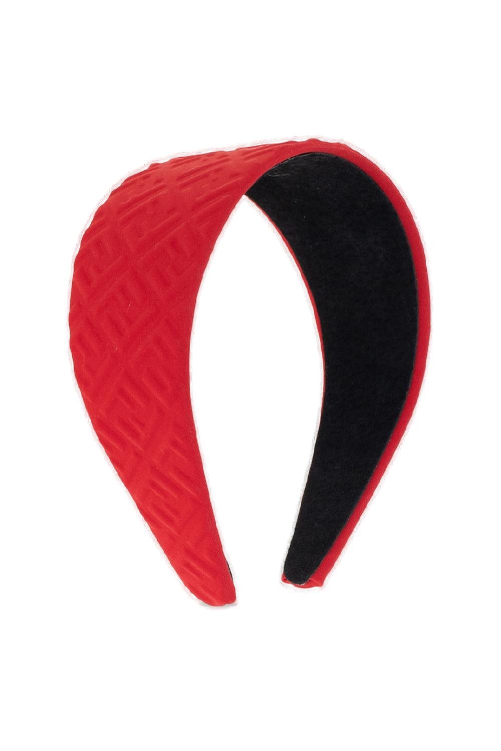 Fendi Kids FF Logo Embossed Headband