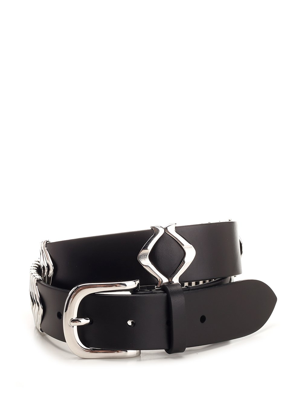 Isabel Marant Beads-Embellished Buckle Belt