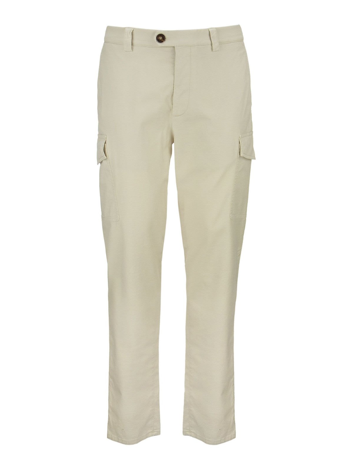 Brunello Cucinelli Stretched Slim-Cut Trousers