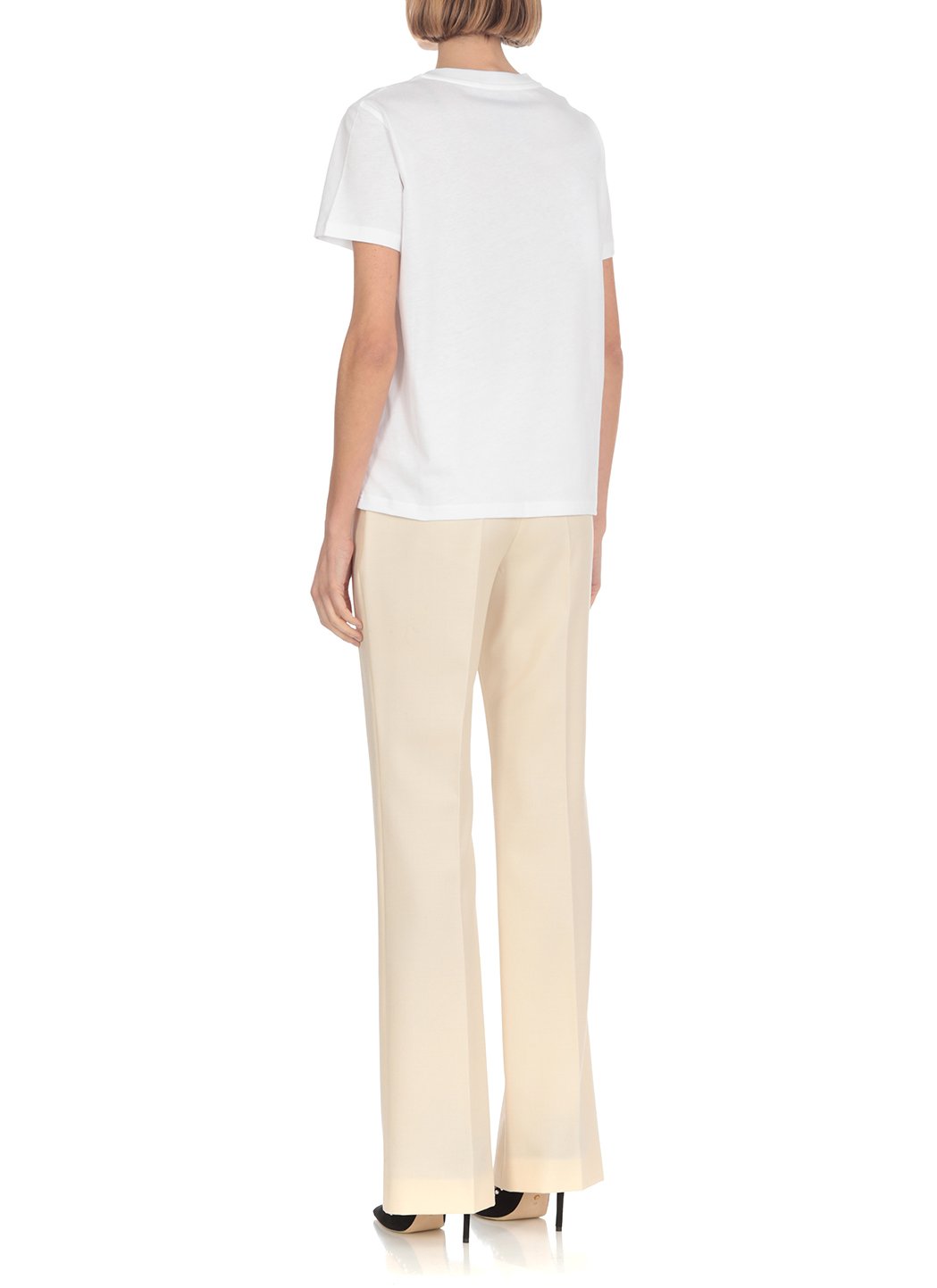 Moschino Fasten Your Belts Printed Crewneck T-Shirt