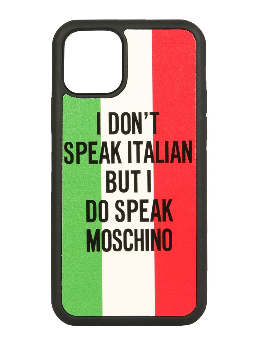 Moschino Italian Slogan iPhone XI Pro CCase