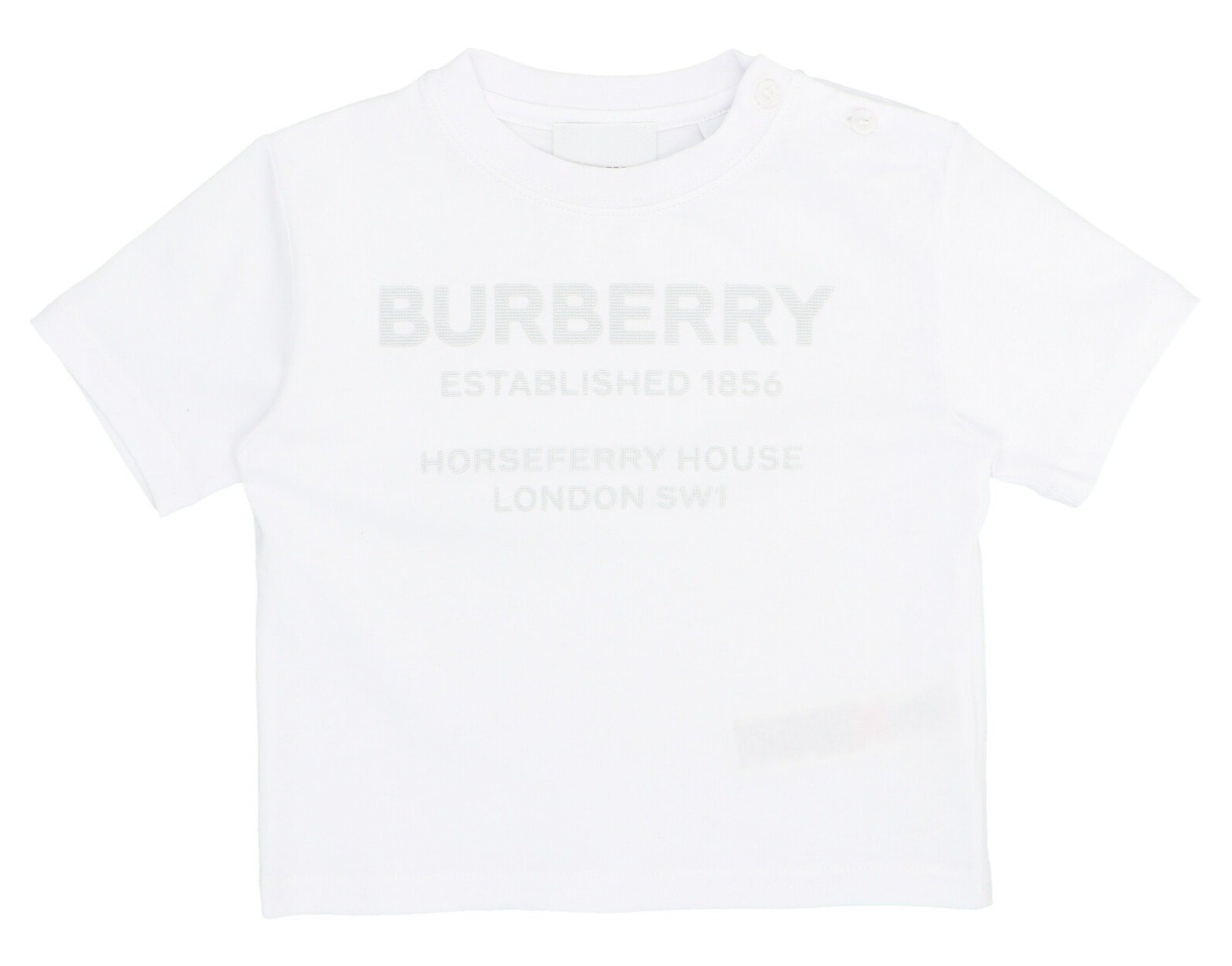 Burberry Kids Logo Printed Crewneck T-Shirt