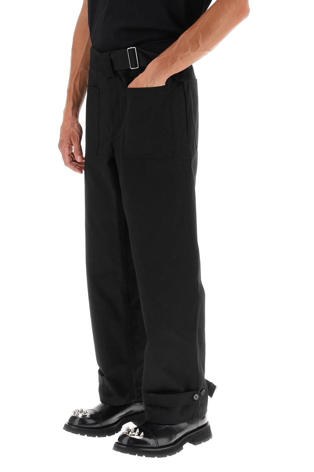 Alexander McQueen Buckled Cargo Pants