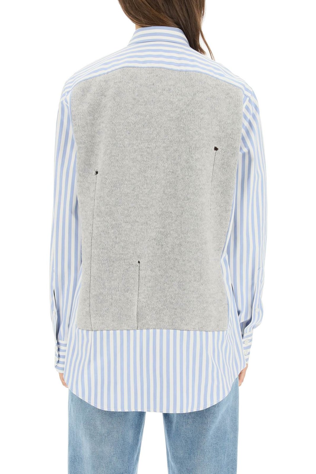 Maison Margiela Distressed Vest Layered Shirt