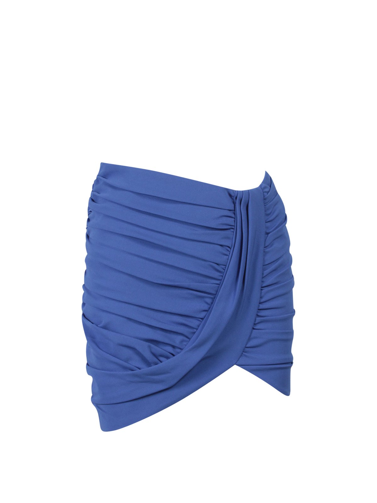 Balmain Draped Jersey Skirt