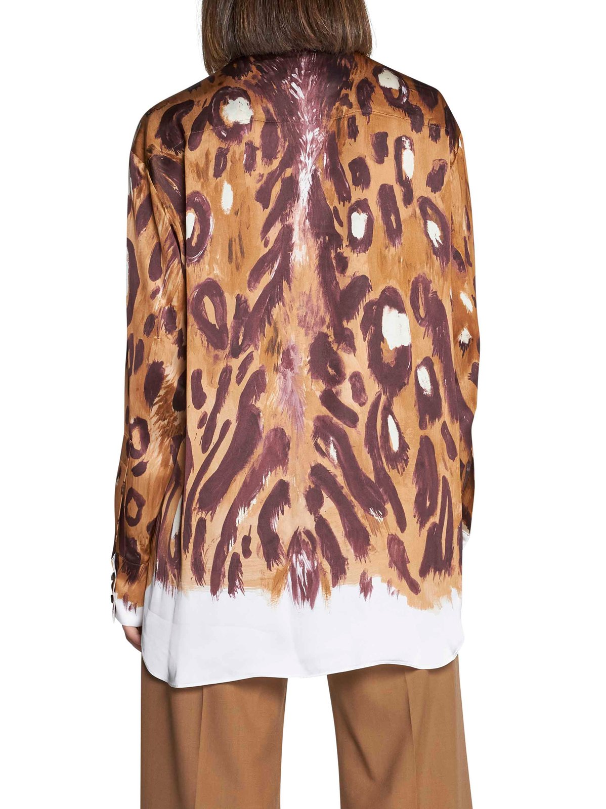 Marni Wild Bunch Printed Satin Long Shirt