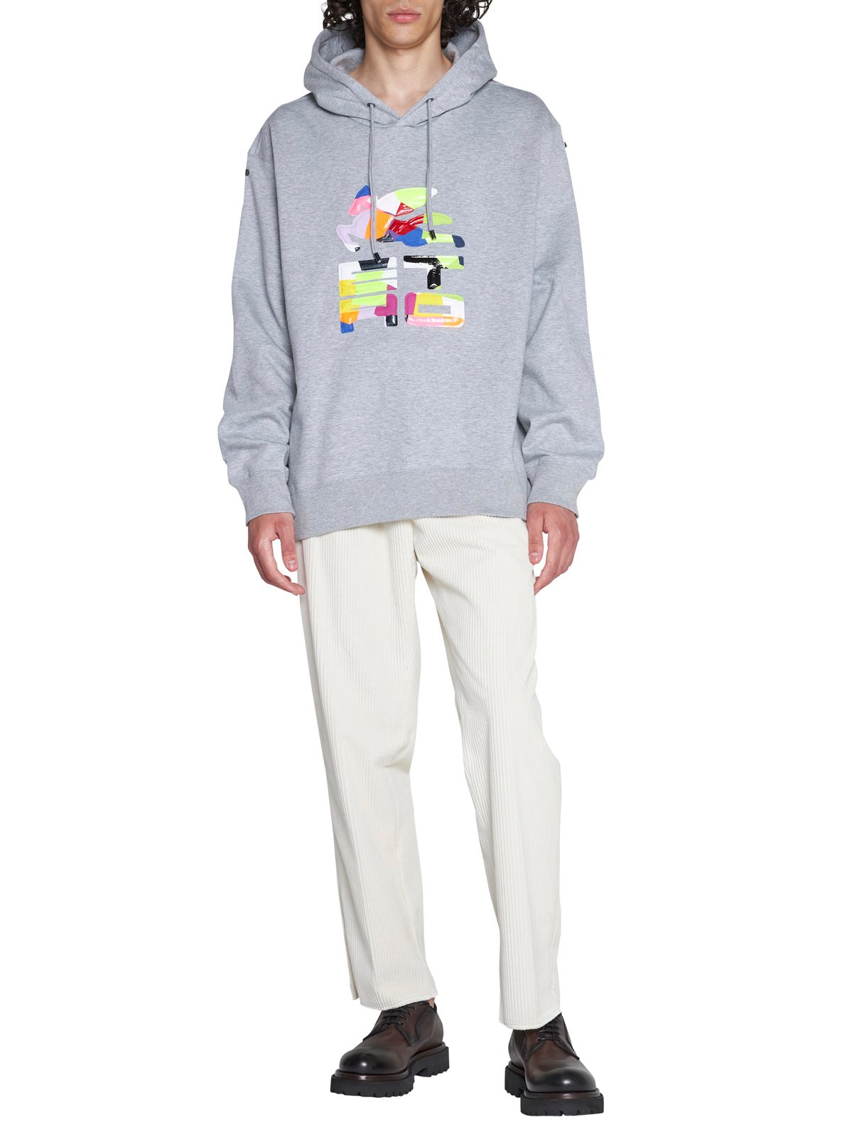 Etro Logo Printed Drawstring Hoodie