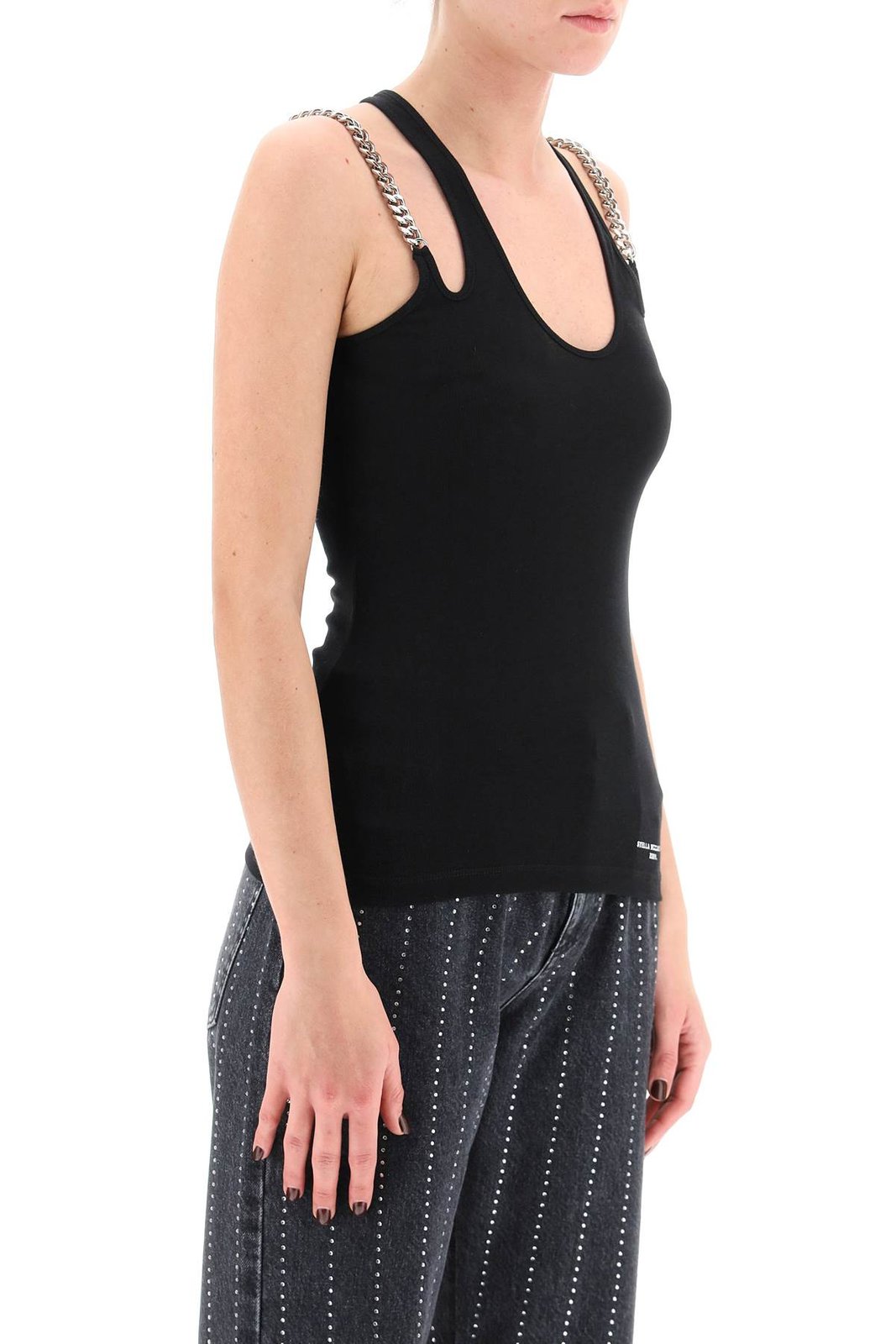 Stella McCartney Diamond-Cut Strap Top