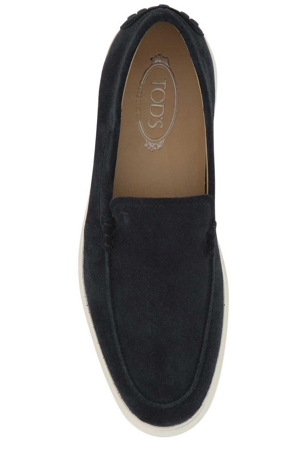 Tod's Round Toe Slip-On Loafers