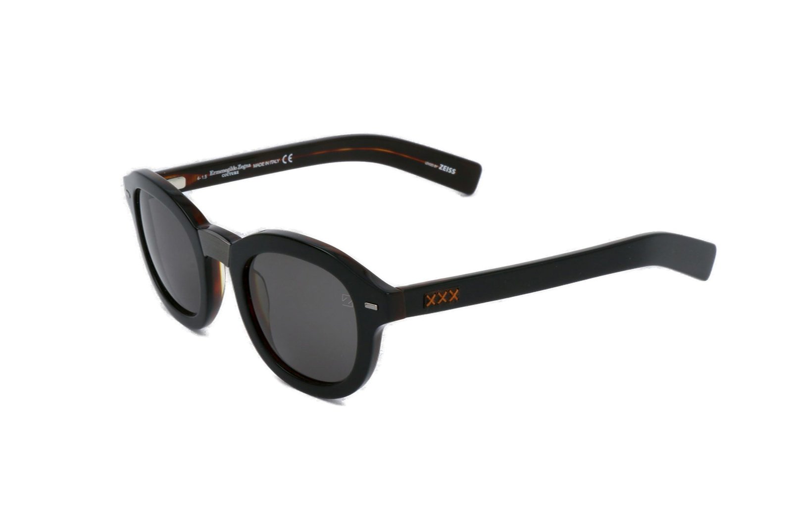 Zegna Round-Frame Sunglasses