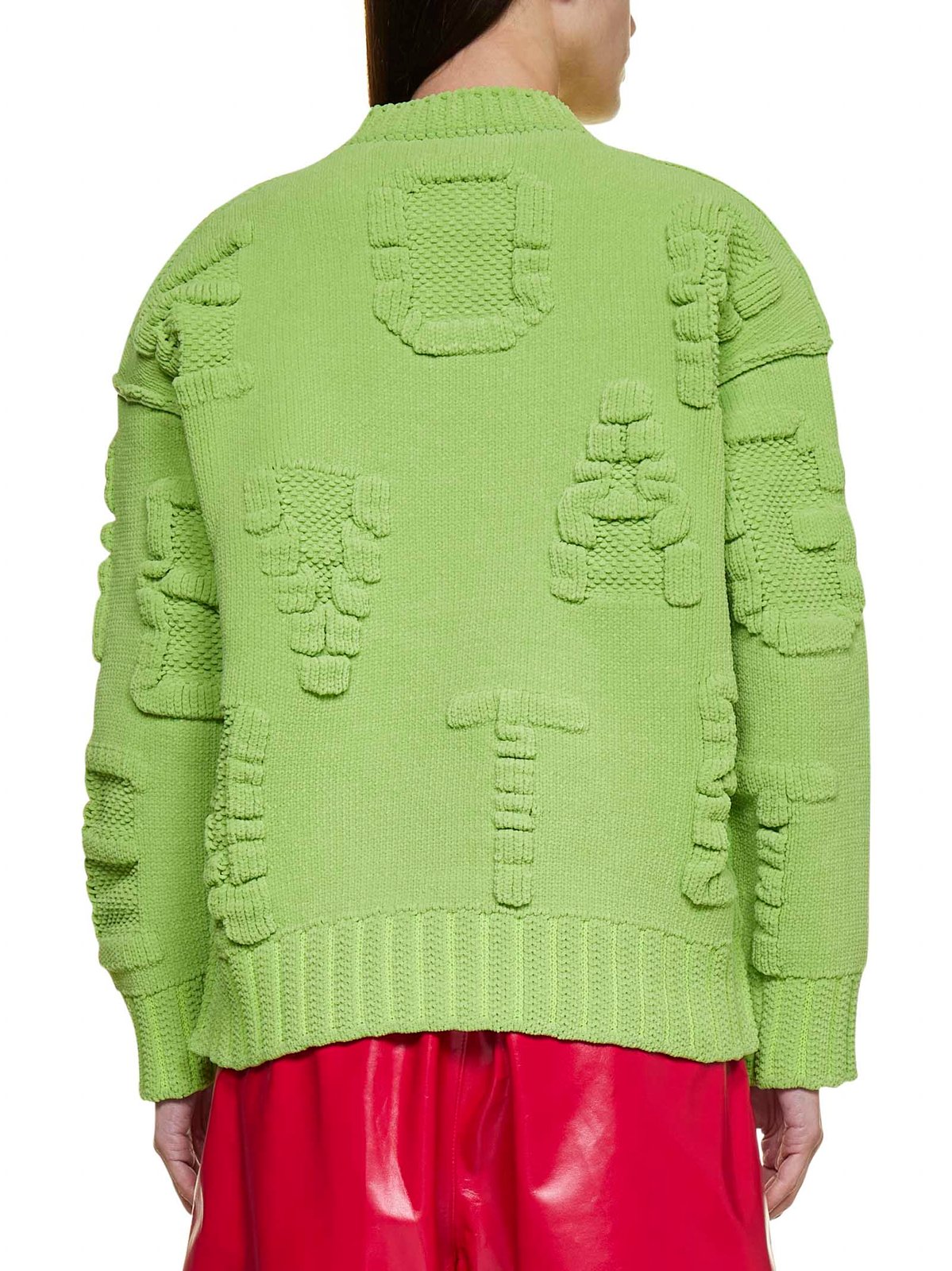 Bottega Veneta 알파벳 모티프 골지 니트 스웨터 146 Bottega Veneta 알파벳 모티프 골지 니트 스웨터