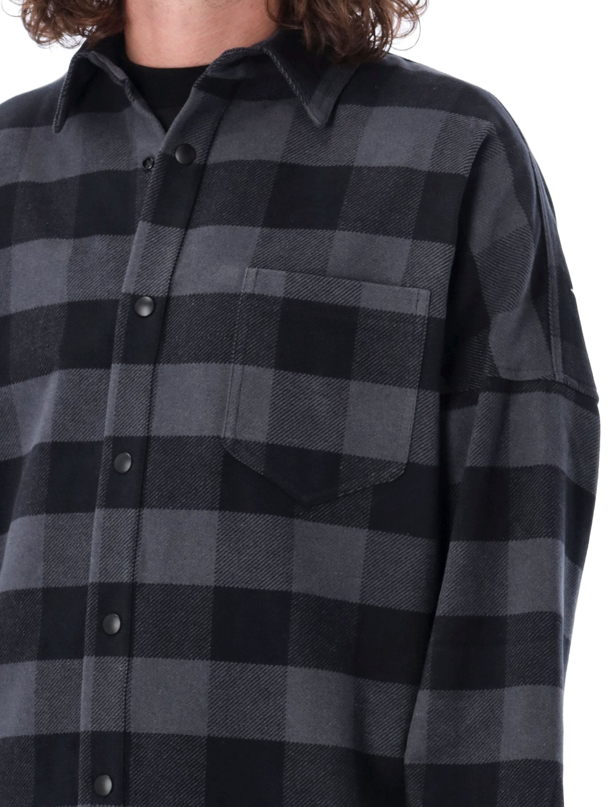 Palm Angels Checked Button-Up Shirt
