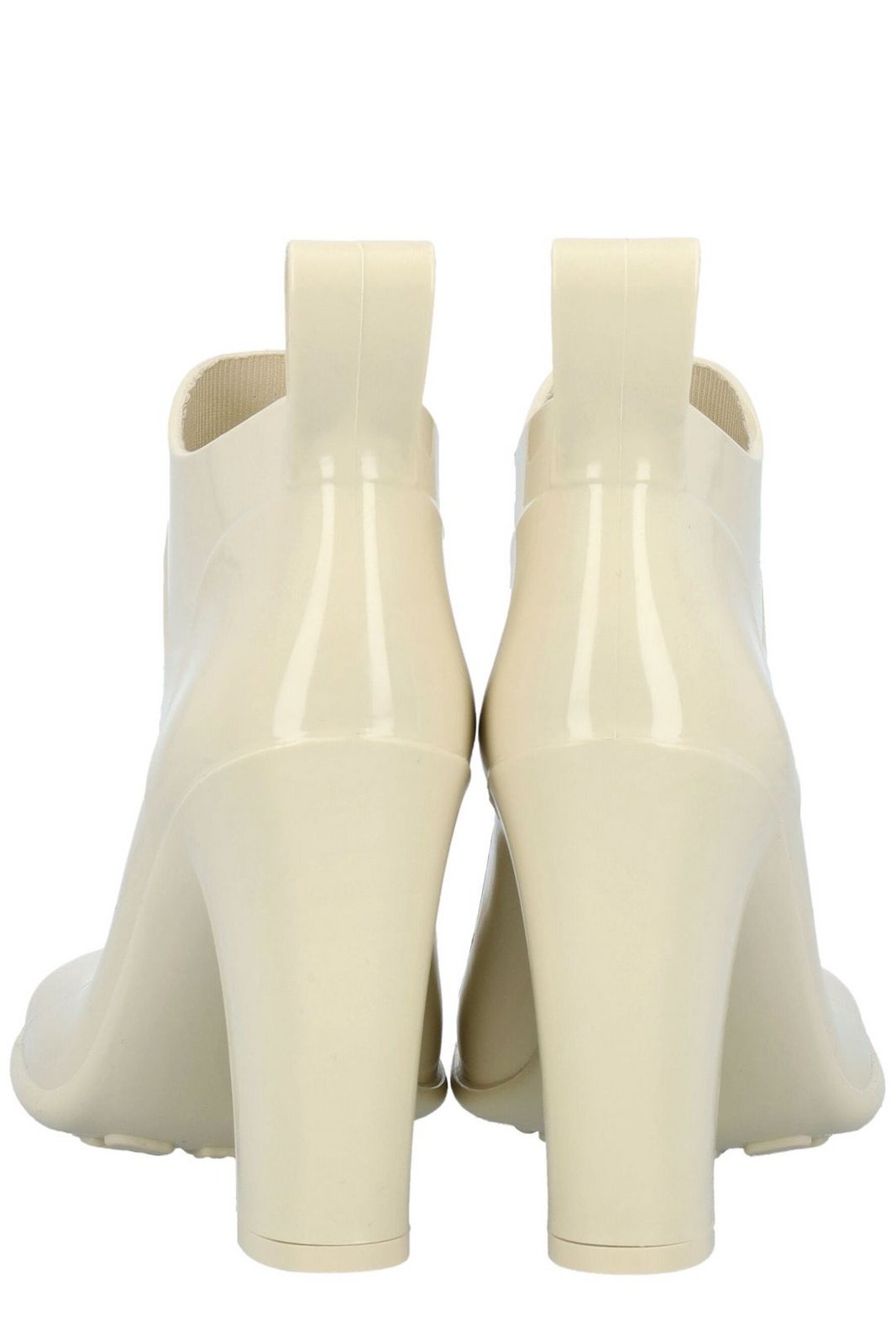 Bottega Veneta Shine Square Toe Ankle Rain Boots