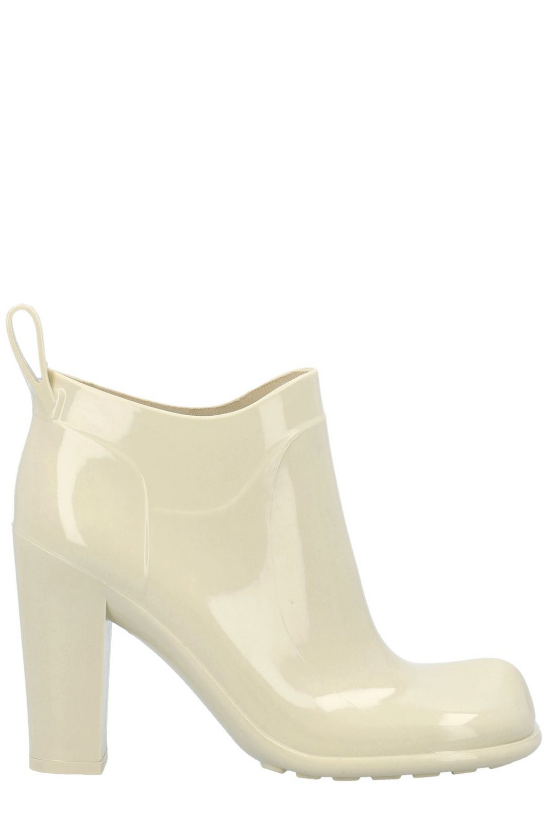 Bottega Veneta Shine Square Toe Ankle Rain Boots