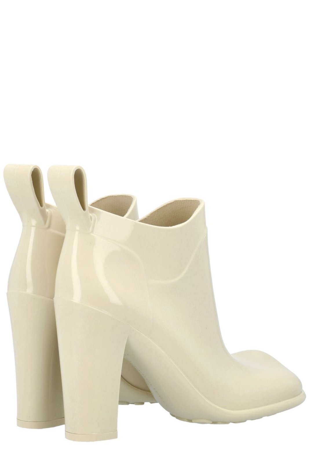 Bottega Veneta Shine Square Toe Ankle Rain Boots
