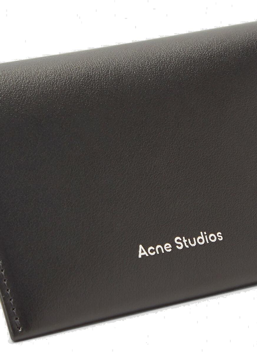 Acne Studios ロゴ プリント 二つ折りカードホルダー
