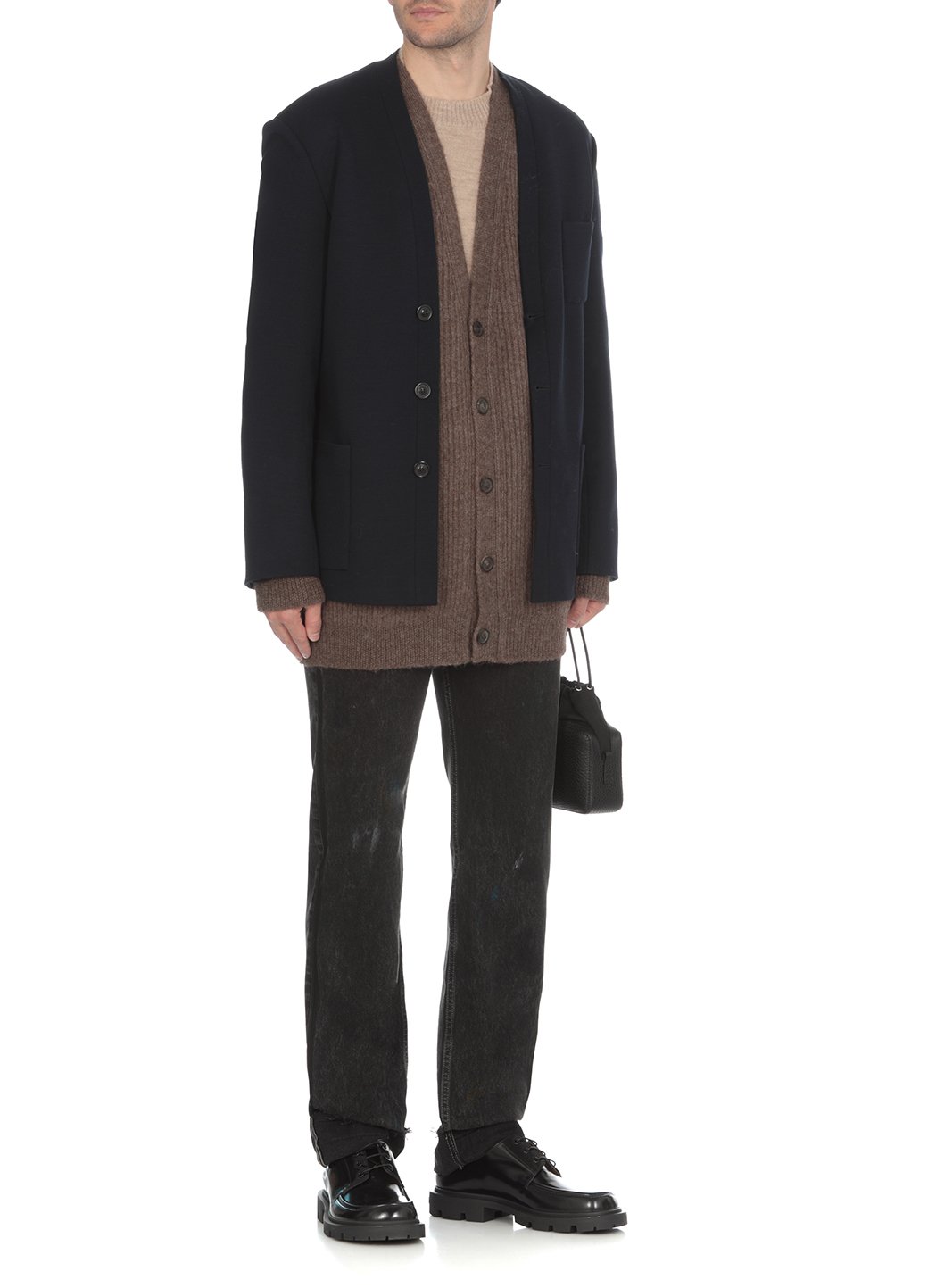 Maison Margiela Button-Up Long-Sleeved Cardigan