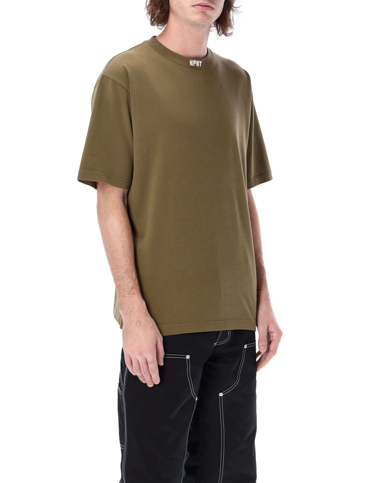 Heron Preston Logo Embroidered Crewneck T-Shirt