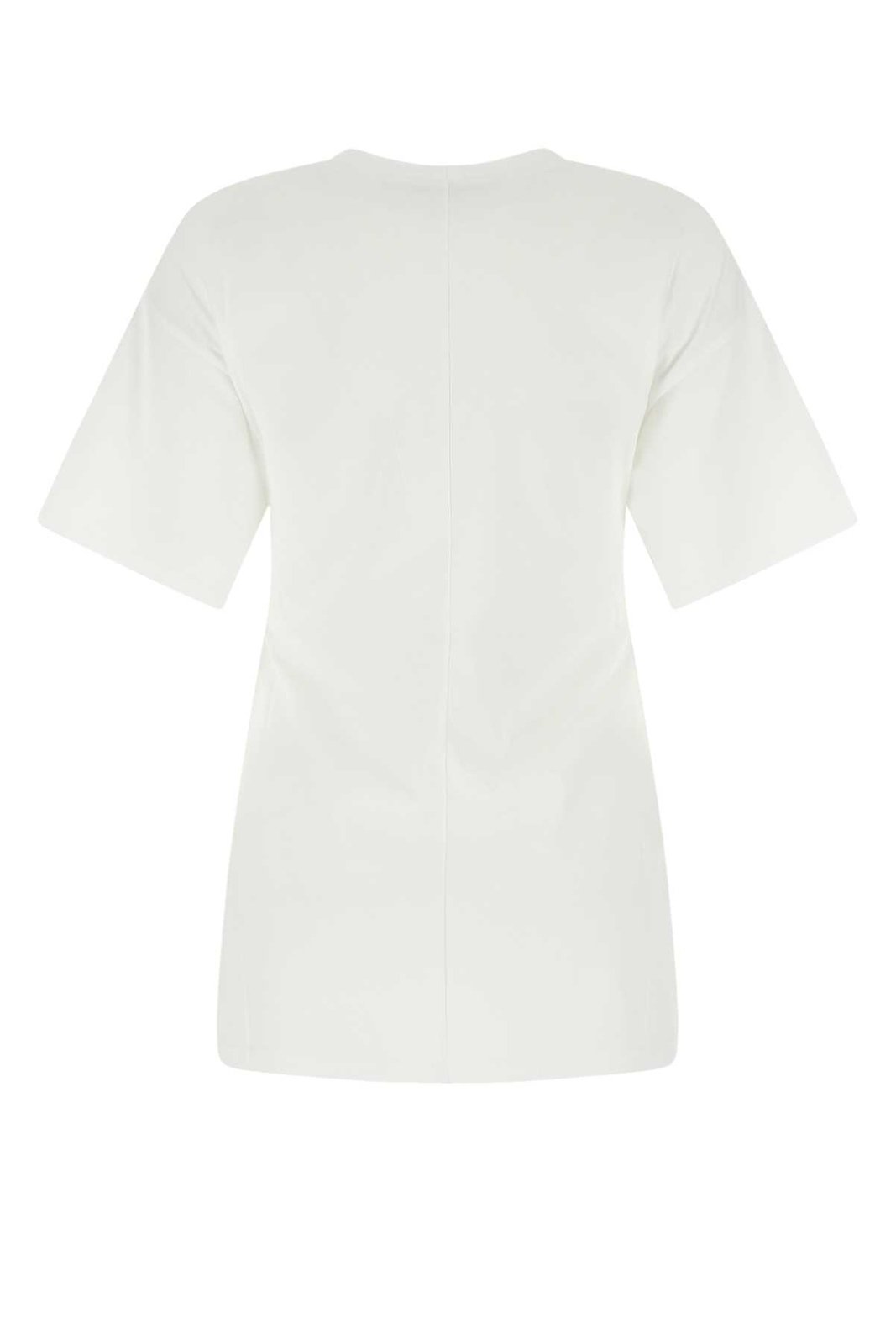Stella McCartney Twist Logo Printed Crewneck T-Shirt