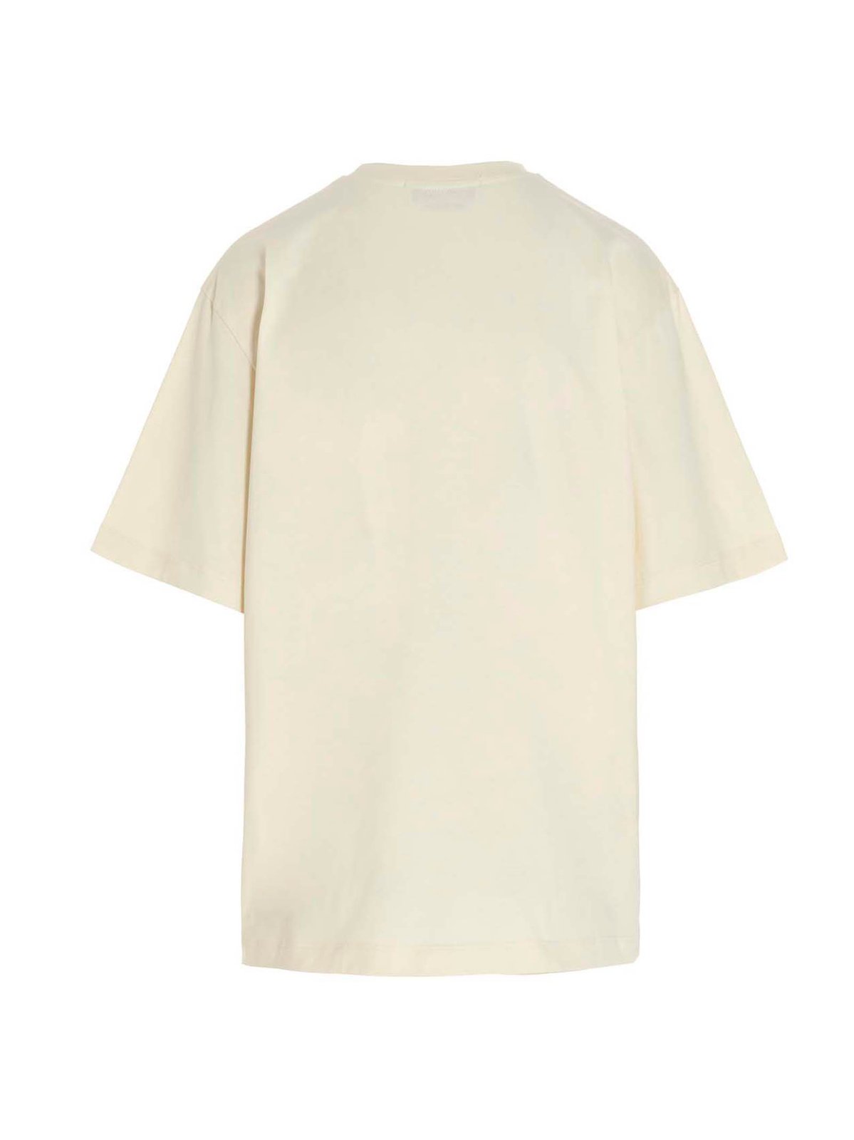 MSGM Logo Embroidered Crewneck T-Shirt