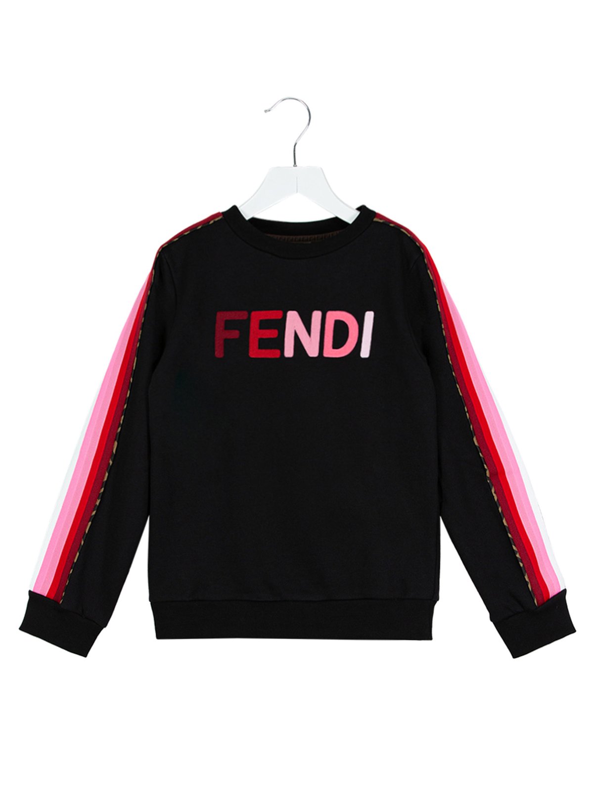 Fendi Kids Logo Embroidered Crewneck Sweatshirt