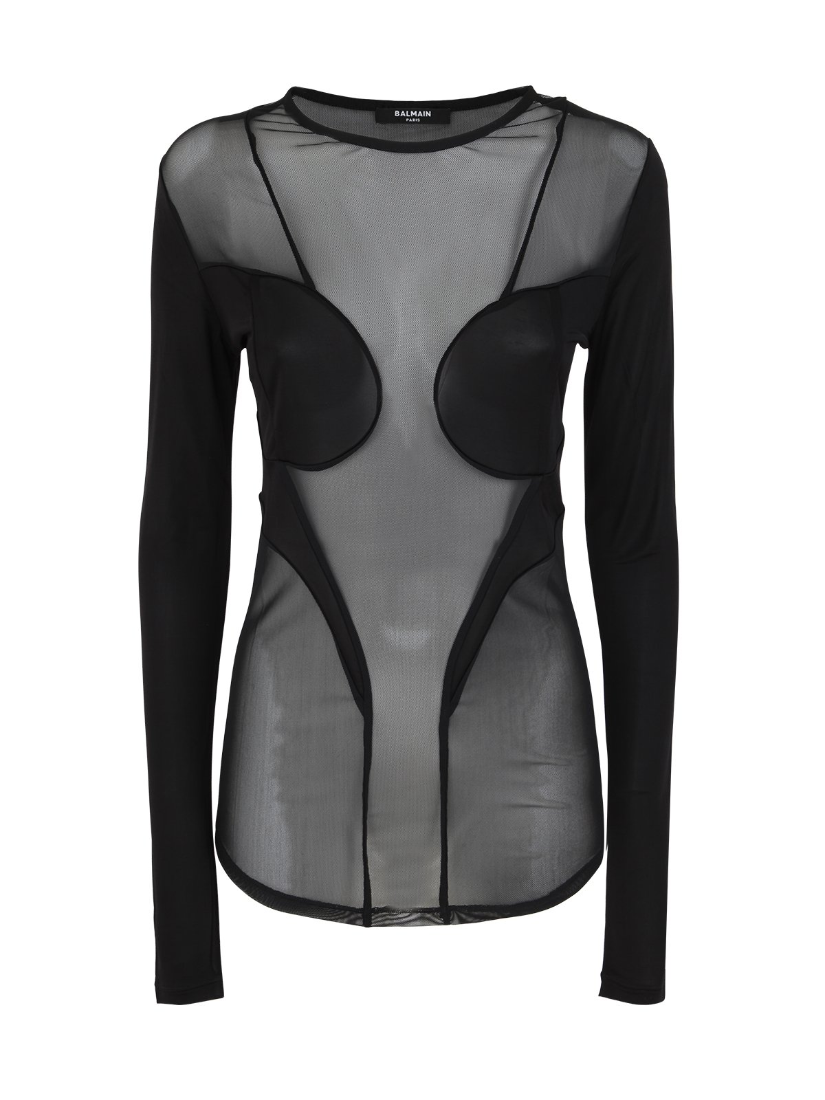 Balmain Mesh Long Sleeved Top