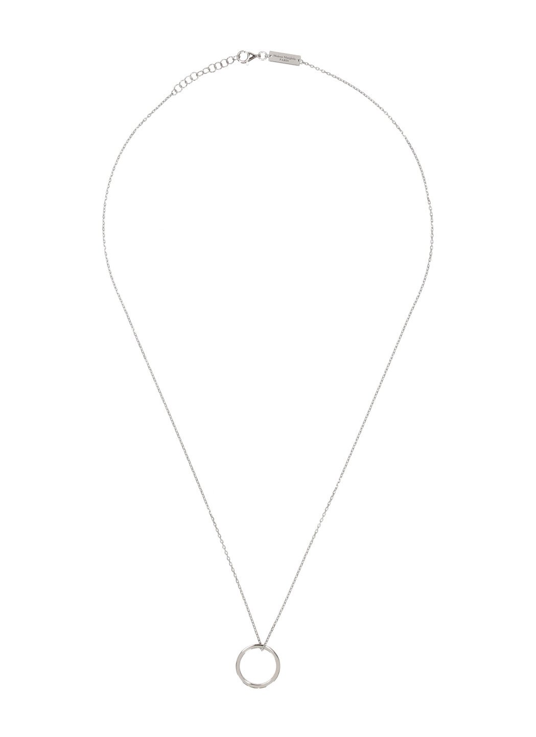 Maison Margiela Ring-Pendant Detailed Necklace
