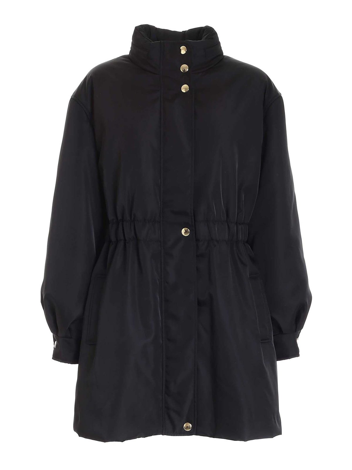 Moschino Logo Charms Elasticated-Waist Coat