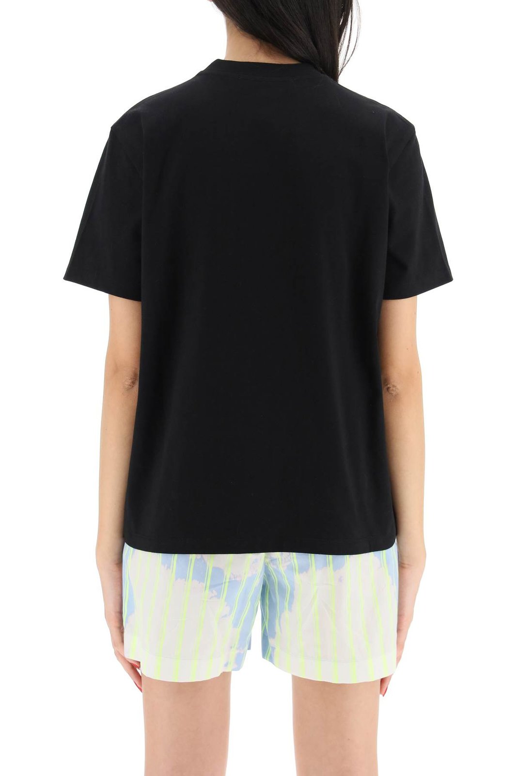 MSGM Logo Detailed Crewneck T-Shirt