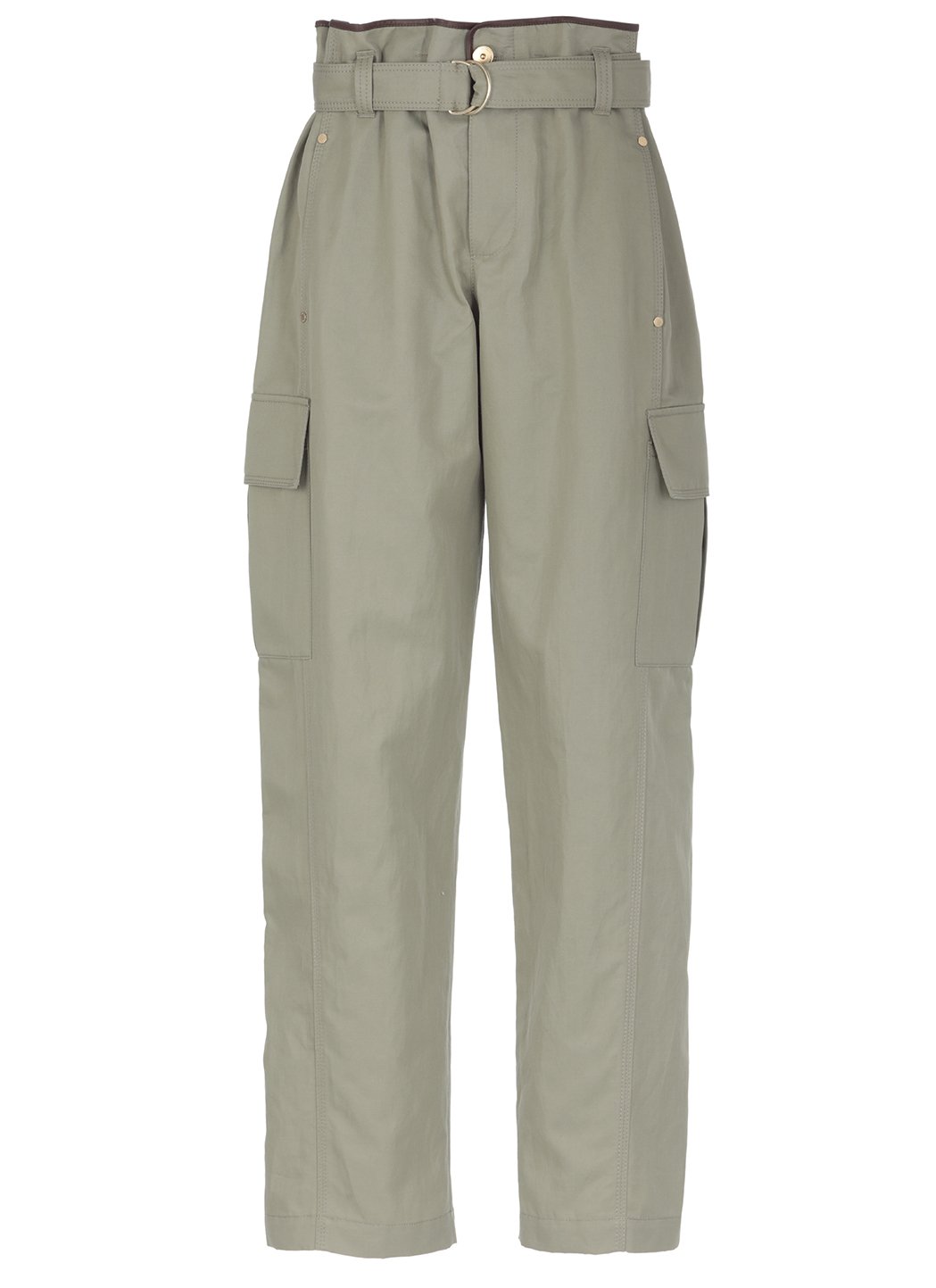 Brunello Cucinelli High Waist Belted Trousers