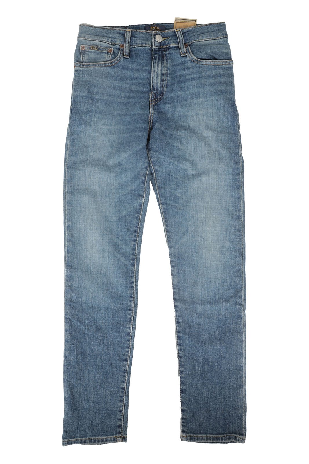 Polo Ralph Lauren 兒童標誌貼片直筒牛仔褲