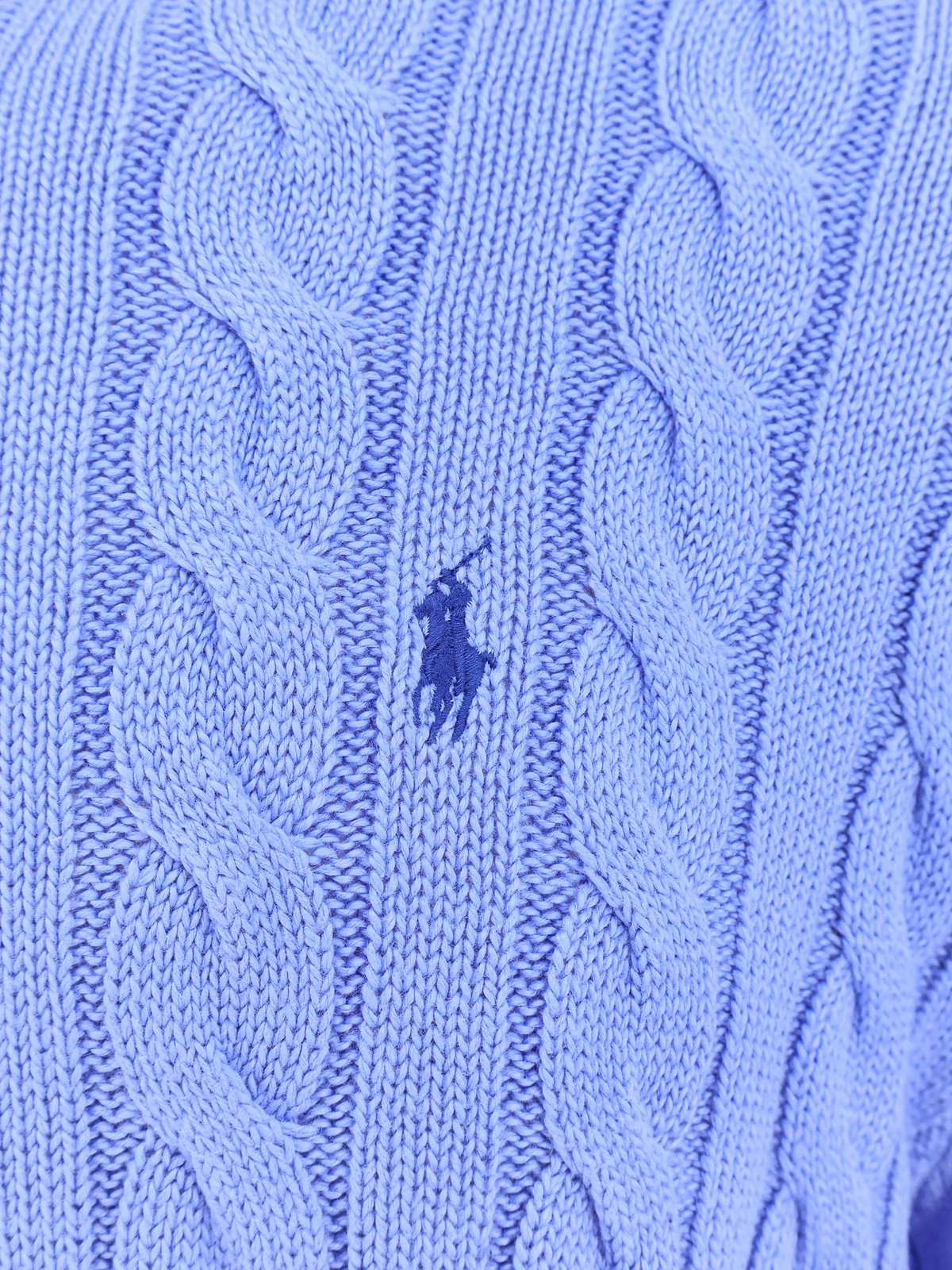 Polo Ralph Lauren 標誌刺繡麻花針織套衫